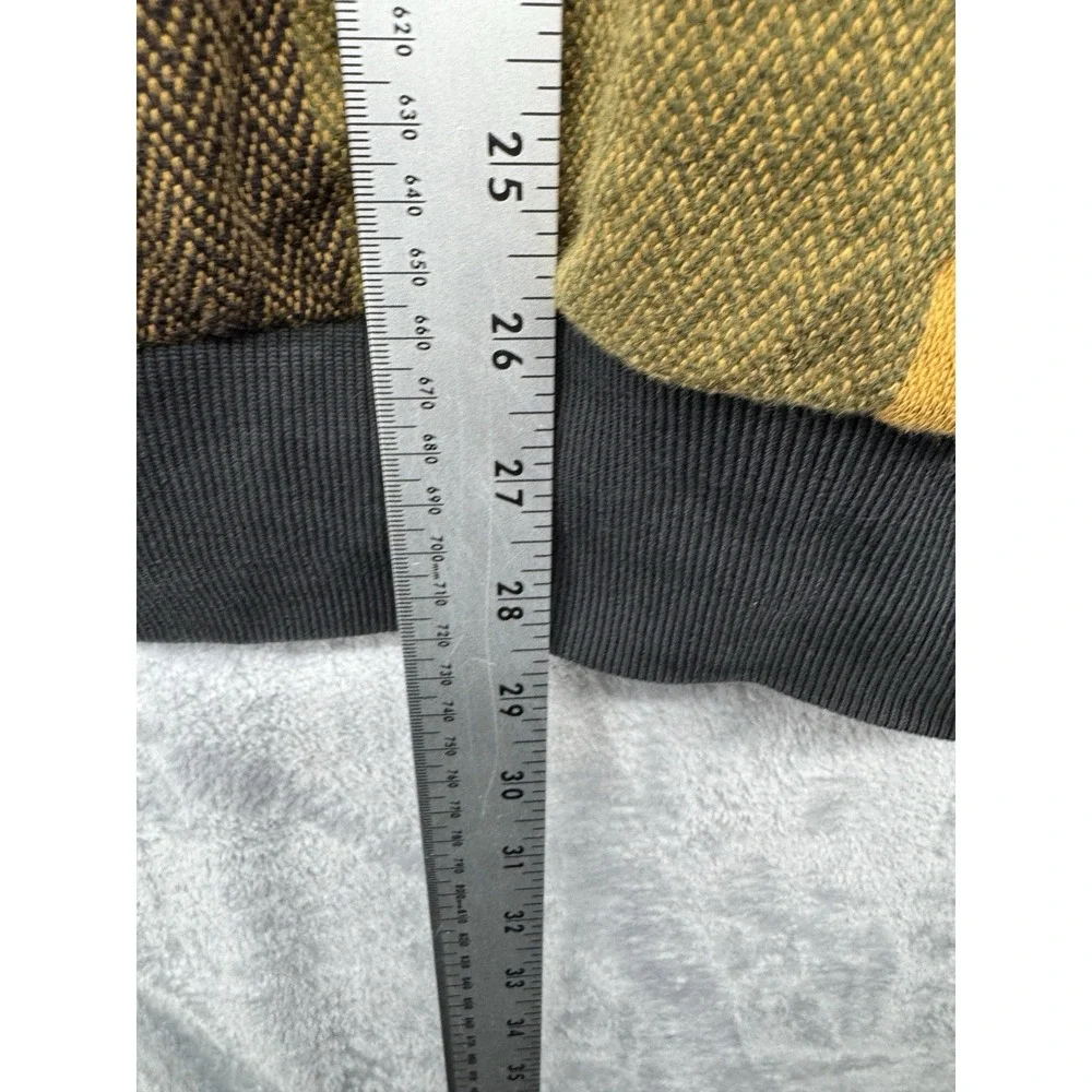 Gore Wind Stopper The Cliffs Golf Club Plaid Lined Crewneck Sweater Vintage READ